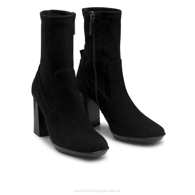 kvinnor svart Russell And Bromley alto dryleks: sock plattformsstövel T4XZ306