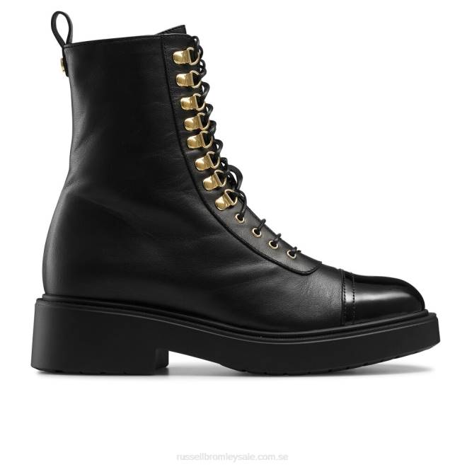 kvinnor svart Russell And Bromley blixthätta med snörning T4XZ312