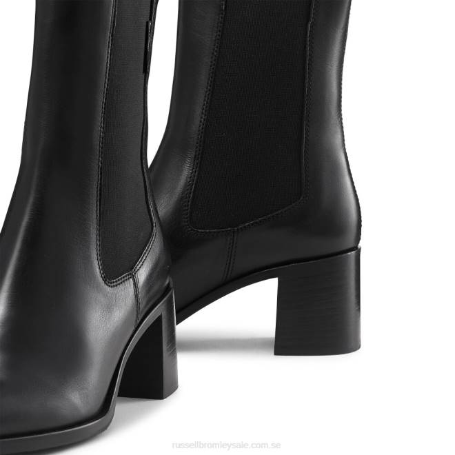 kvinnor svart Russell And Bromley bloomsbury blockklack chelsea boot T4XZ278