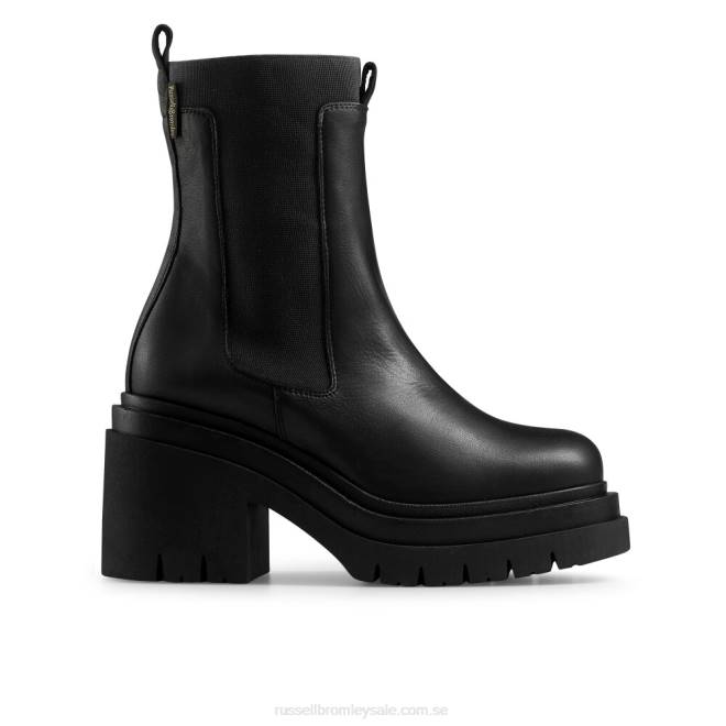 kvinnor svart Russell And Bromley camden dubbel plattform enhet boot T4XZ285