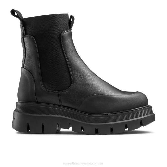 kvinnor svart Russell And Bromley erövra chelsea boot T4XZ267