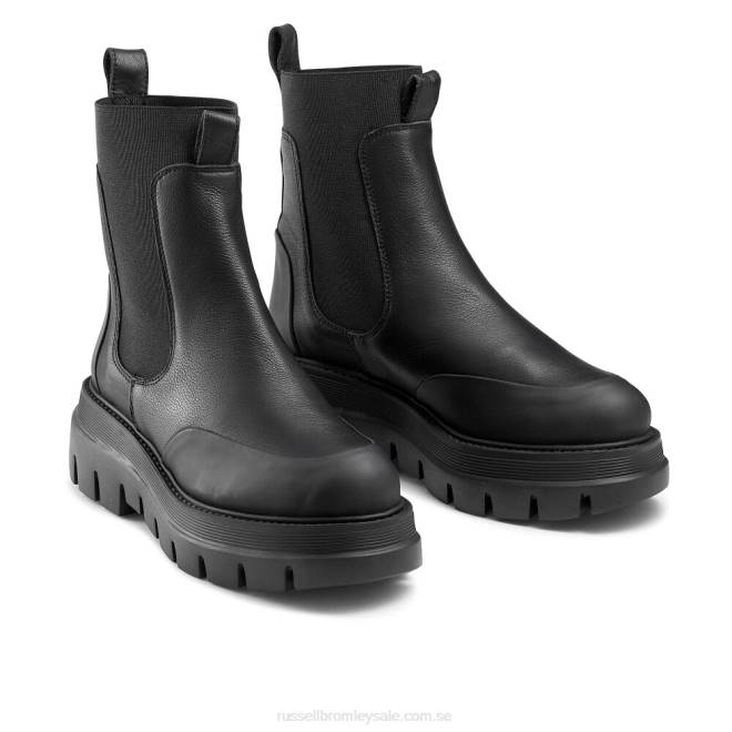 kvinnor svart Russell And Bromley erövra chelsea boot T4XZ267