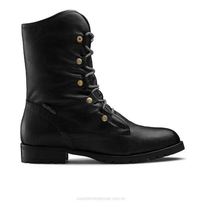 kvinnor svart Russell And Bromley gosig fusk-ull vandrare T4XZ259