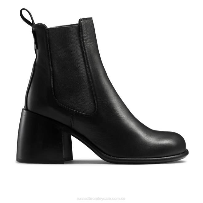 kvinnor svart Russell And Bromley hackney scoop toe chelsea boot T4XZ333