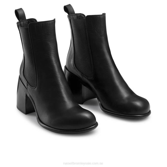 kvinnor svart Russell And Bromley hackney scoop toe chelsea boot T4XZ333