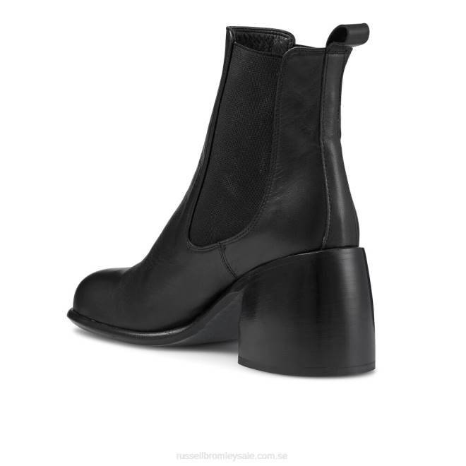 kvinnor svart Russell And Bromley hackney scoop toe chelsea boot T4XZ333