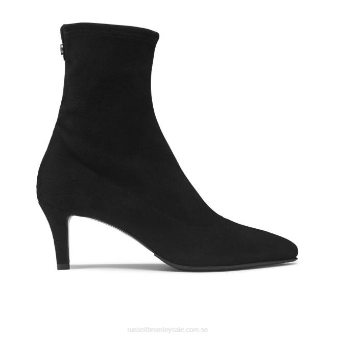 kvinnor svart Russell And Bromley heta sox sock boot T4XZ274