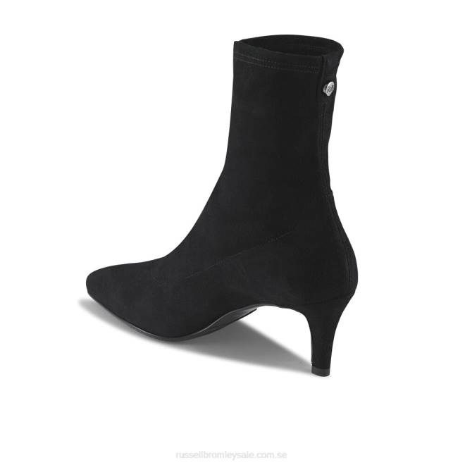 kvinnor svart Russell And Bromley heta sox sock boot T4XZ274