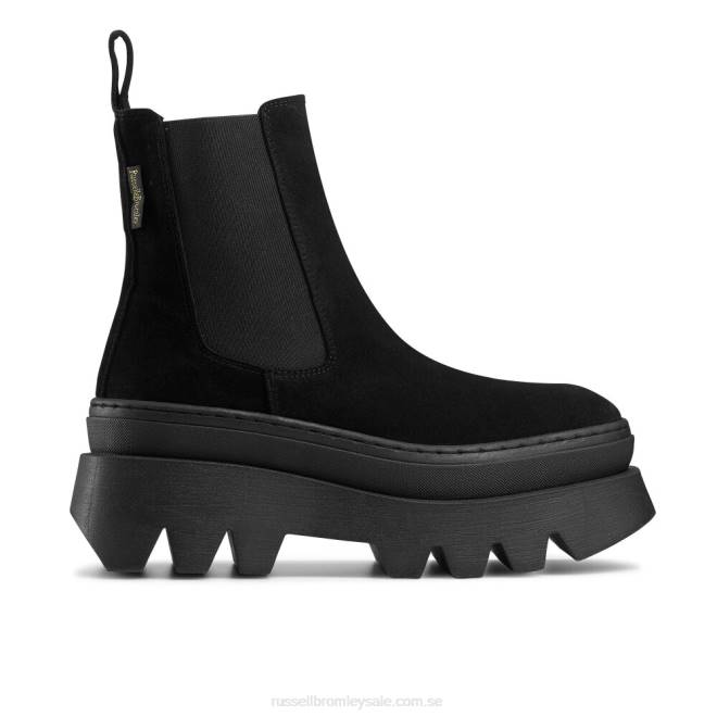 kvinnor svart Russell And Bromley jätte chunky chelsea boot T4XZ268