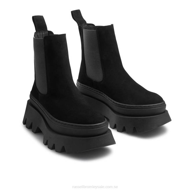 kvinnor svart Russell And Bromley jätte chunky chelsea boot T4XZ268