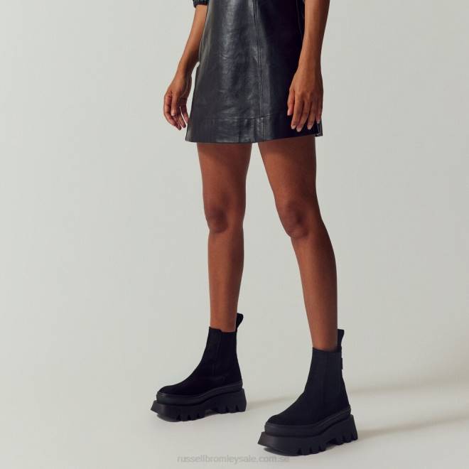 kvinnor svart Russell And Bromley jätte chunky chelsea boot T4XZ268