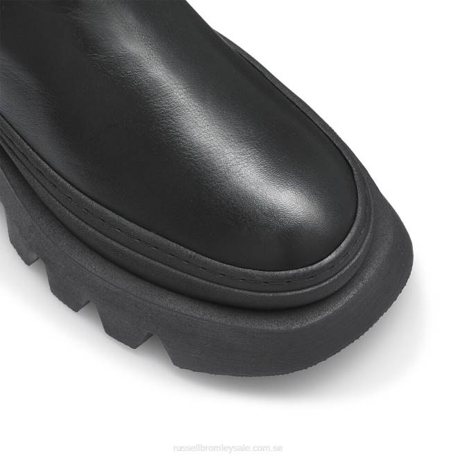 kvinnor svart Russell And Bromley jätte chunky chelsea boot T4XZ289