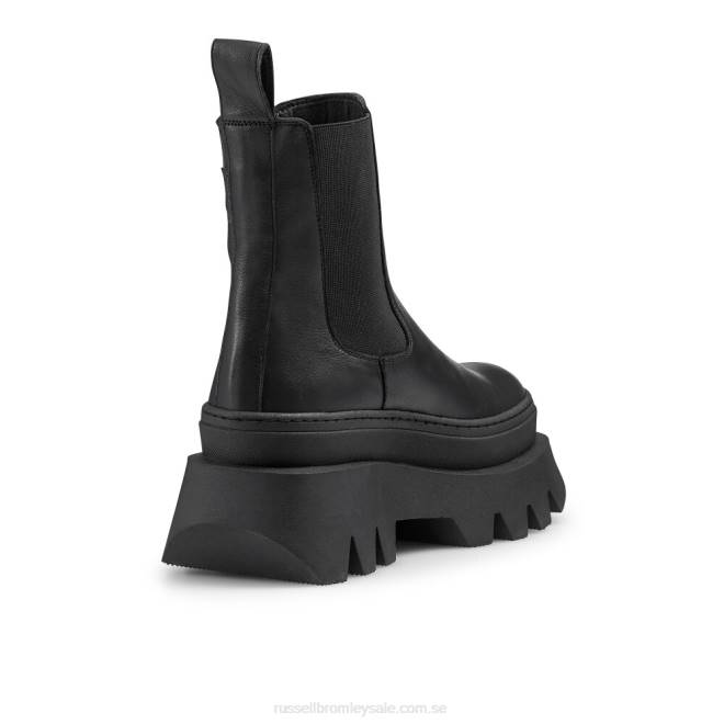 kvinnor svart Russell And Bromley jätte chunky chelsea boot T4XZ289