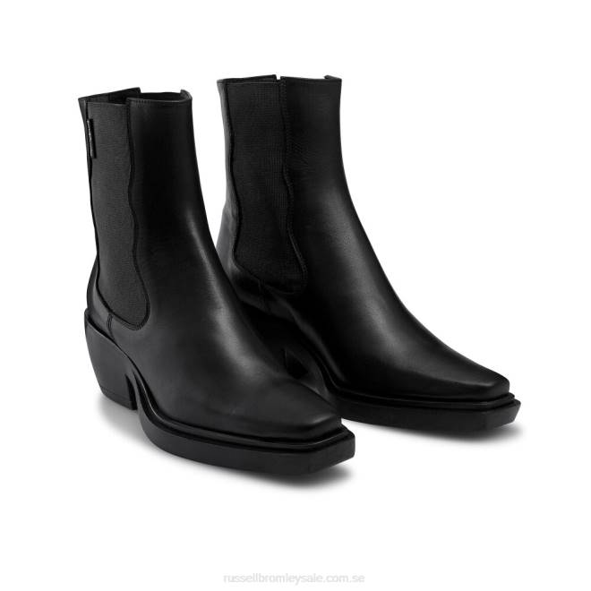 kvinnor svart Russell And Bromley nashville western chelsea boot T4XZ288