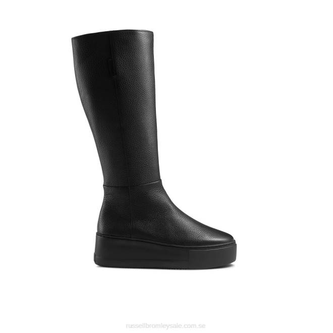 kvinnor svart Russell And Bromley park hög knähög känga T4XZ351