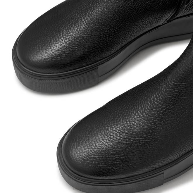 kvinnor svart Russell And Bromley park hög knähög känga T4XZ351