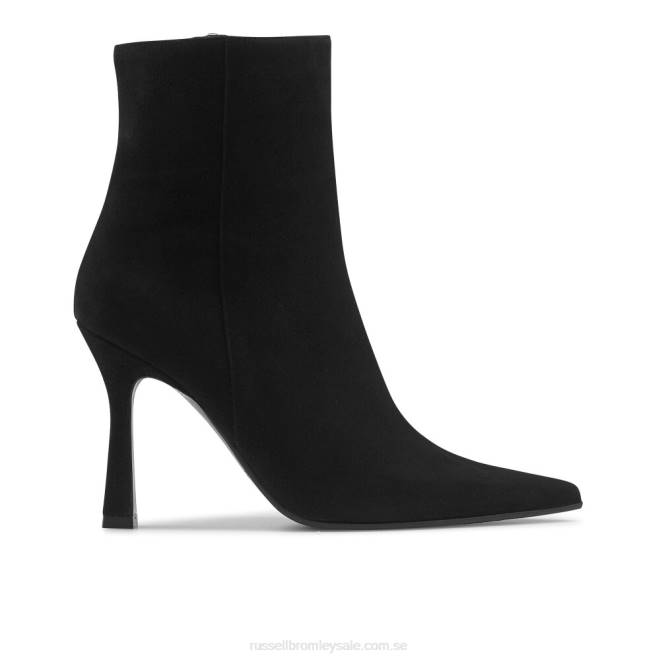 kvinnor svart Russell And Bromley pointboot spetsig stilettstövel T4XZ301