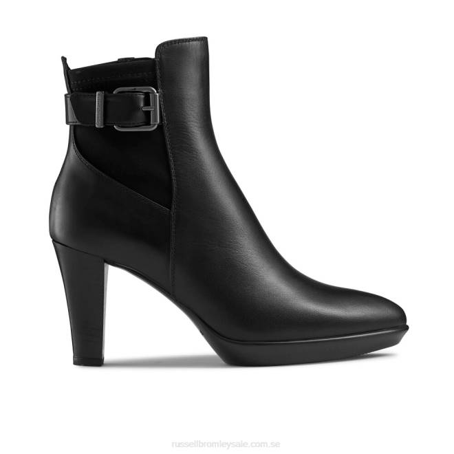 kvinnor svart Russell And Bromley regndroppe dryleks plattformsstövel T4XZ280