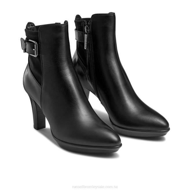 kvinnor svart Russell And Bromley regndroppe dryleks plattformsstövel T4XZ280