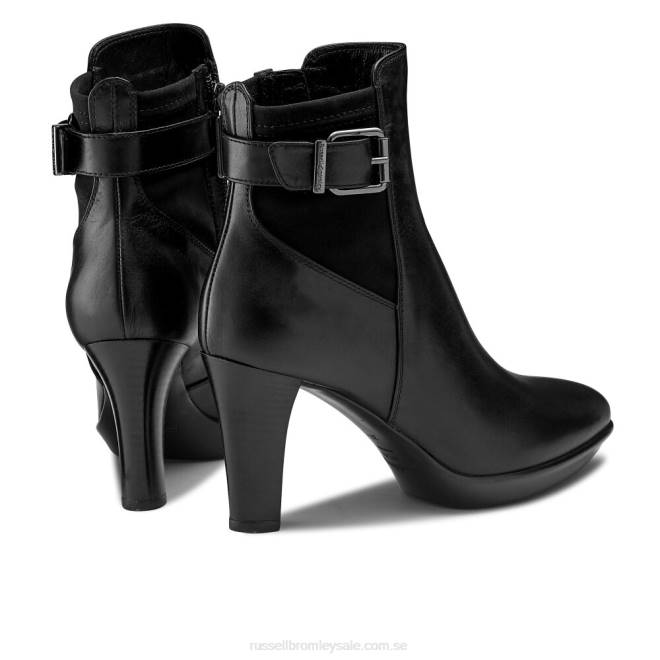 kvinnor svart Russell And Bromley regndroppe dryleks plattformsstövel T4XZ280