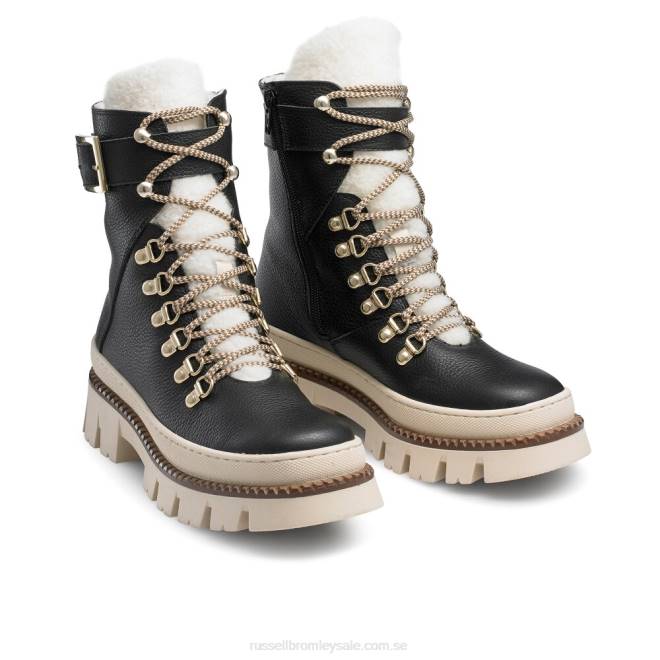 kvinnor svart Russell And Bromley snowdonia kontrastsula vandringskänga T4XZ277