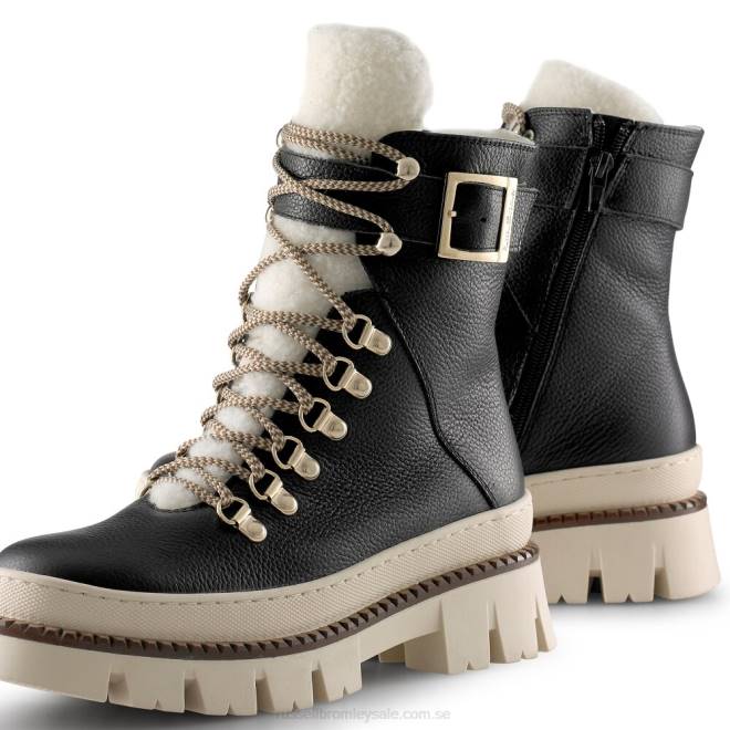 kvinnor svart Russell And Bromley snowdonia kontrastsula vandringskänga T4XZ277