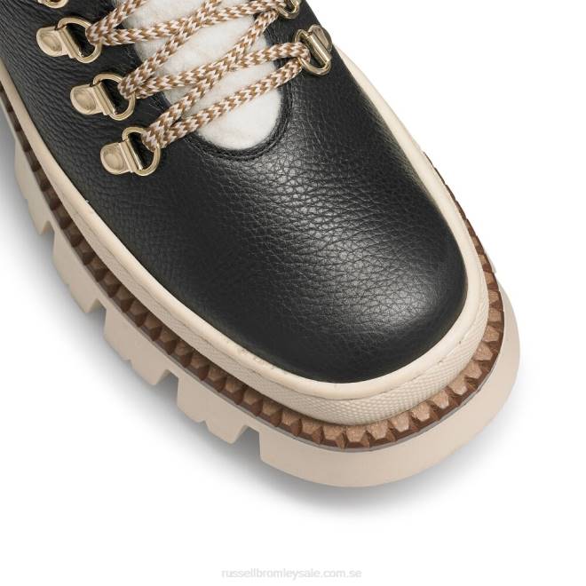 kvinnor svart Russell And Bromley snowdonia kontrastsula vandringskänga T4XZ277