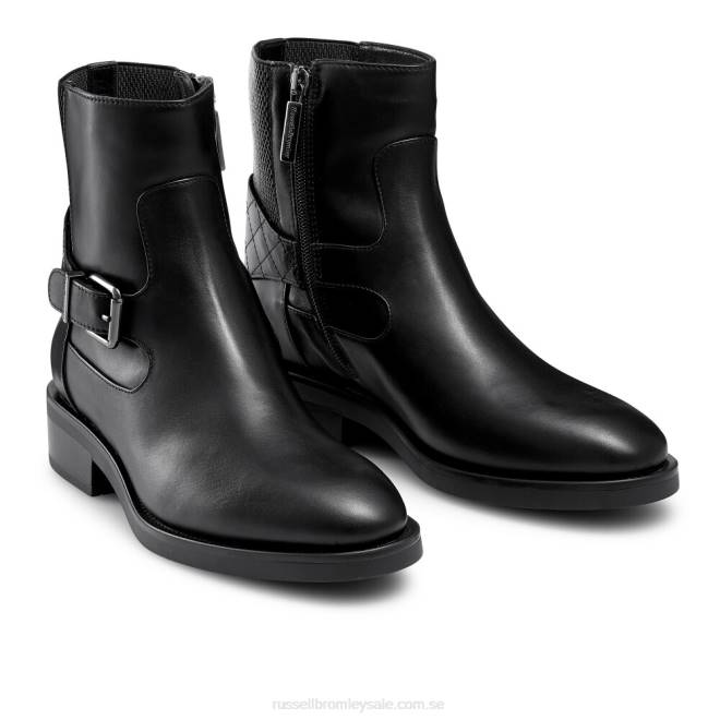 kvinnor svart Russell And Bromley storm dryleks ridstövel T4XZ294