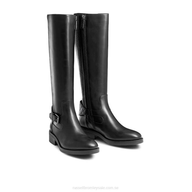 kvinnor svart Russell And Bromley stormfront dryleks ridstövel T4XZ349
