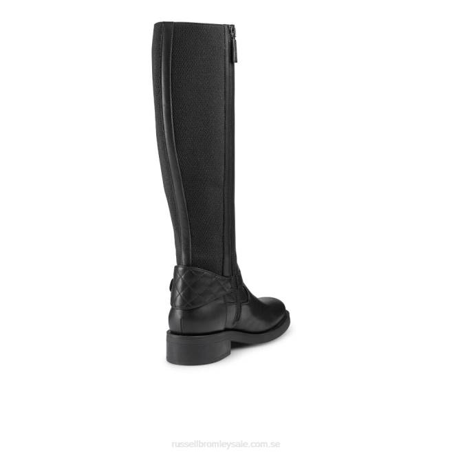 kvinnor svart Russell And Bromley stormfront dryleks ridstövel T4XZ349