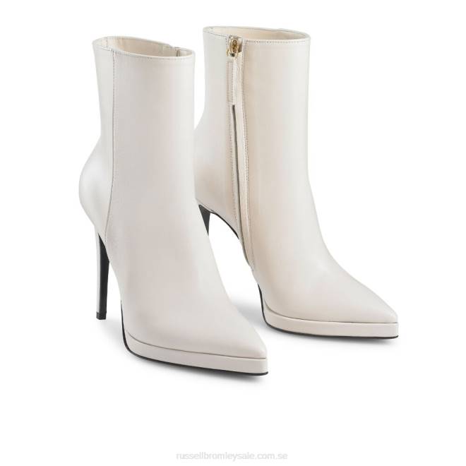 kvinnor vit Russell And Bromley livingitup plattformsstilettstövel T4XZ320