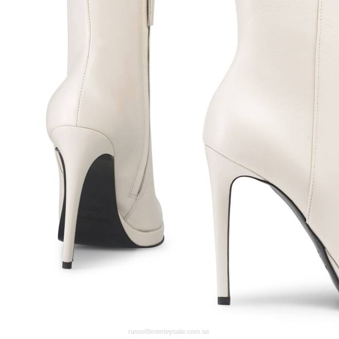 kvinnor vit Russell And Bromley livingitup plattformsstilettstövel T4XZ320