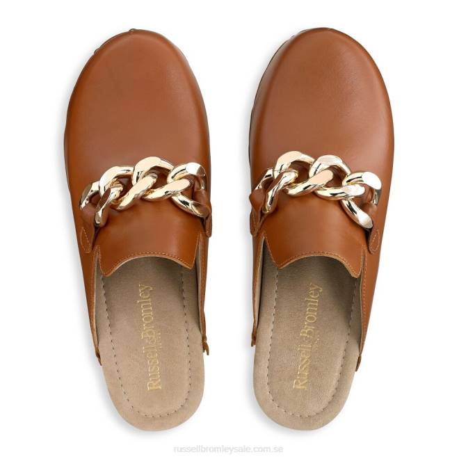kvinnor brun Russell And Bromley dellabosco kedja sluten tå täppa T4XZ231