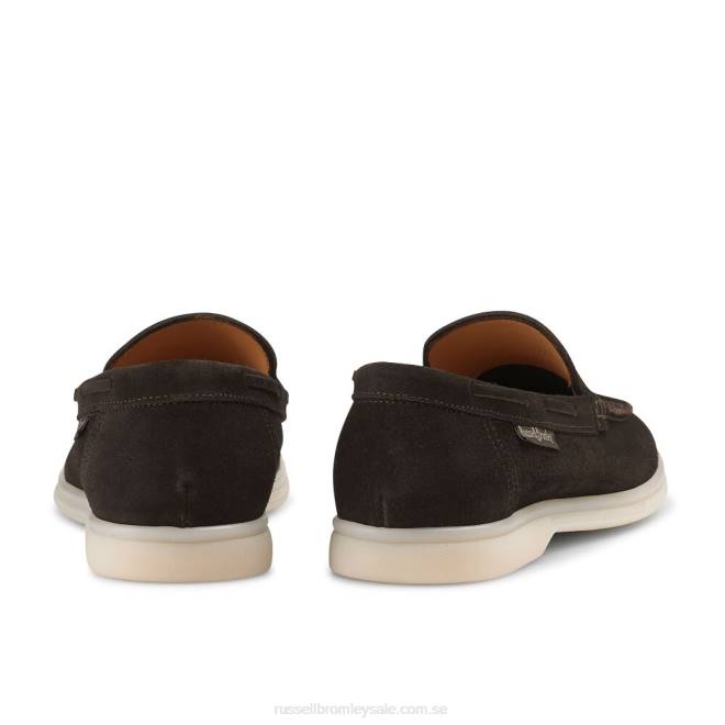 kvinnor brun Russell And Bromley loafer hela dagen T4XZ221