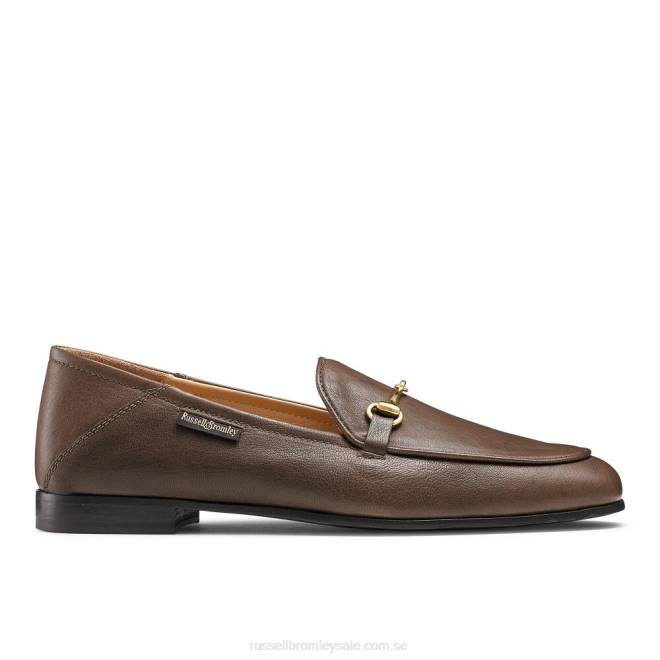 kvinnor brun Russell And Bromley loafer snaffle loafer T4XZ214