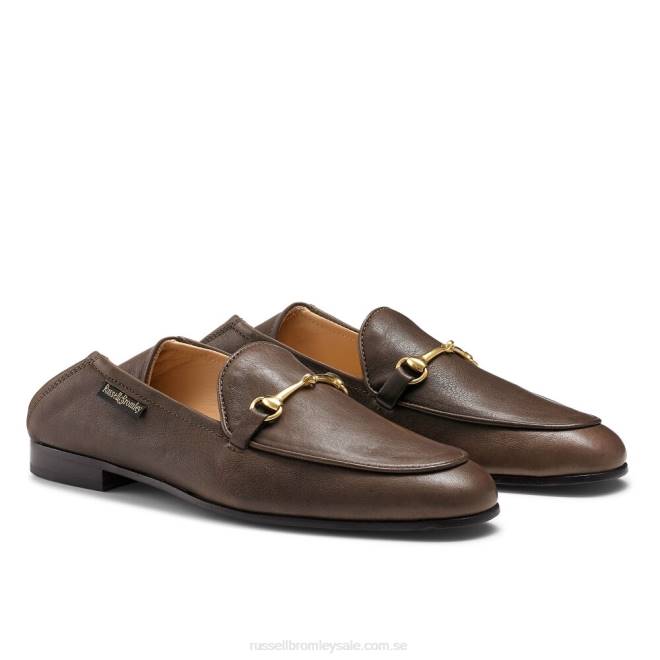 kvinnor brun Russell And Bromley loafer snaffle loafer T4XZ214