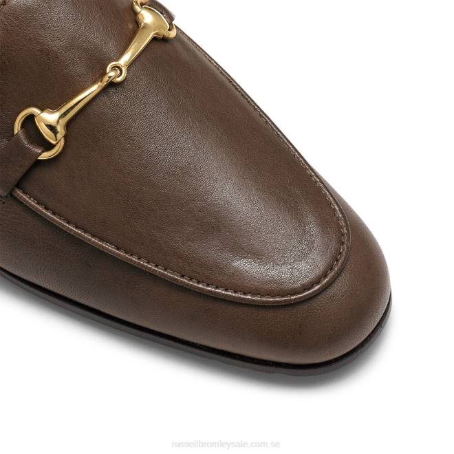 kvinnor brun Russell And Bromley loafer snaffle loafer T4XZ214