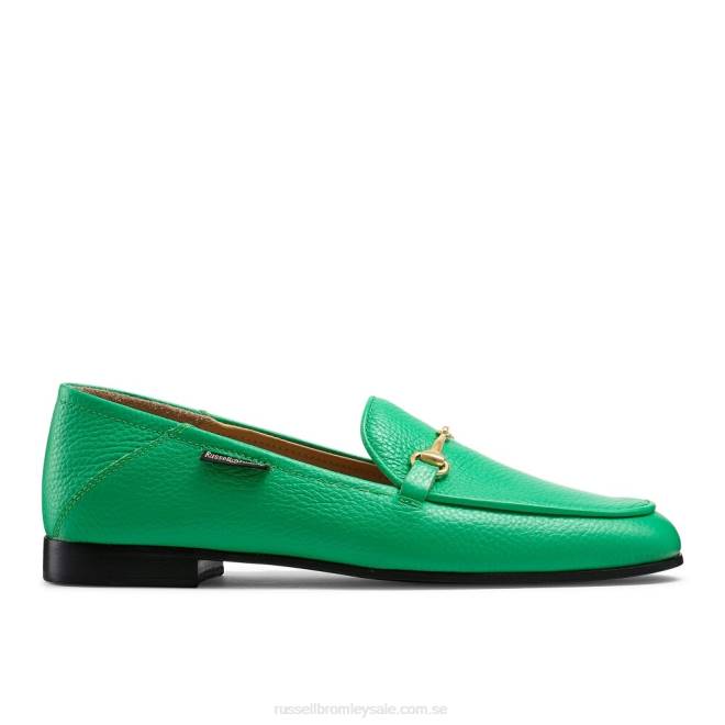 kvinnor grön Russell And Bromley loafer snaffle loafer T4XZ213