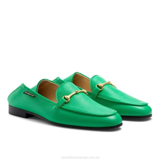 kvinnor grön Russell And Bromley loafer snaffle loafer T4XZ213