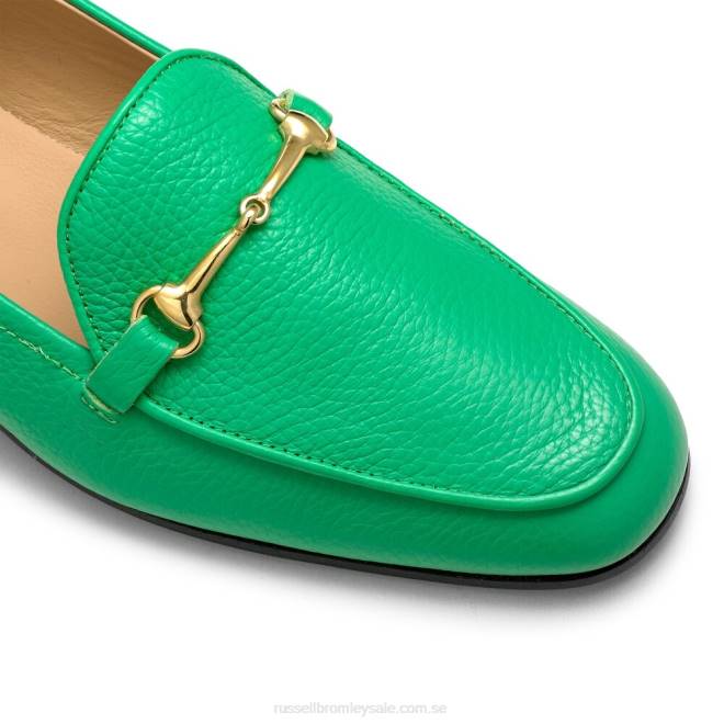 kvinnor grön Russell And Bromley loafer snaffle loafer T4XZ213