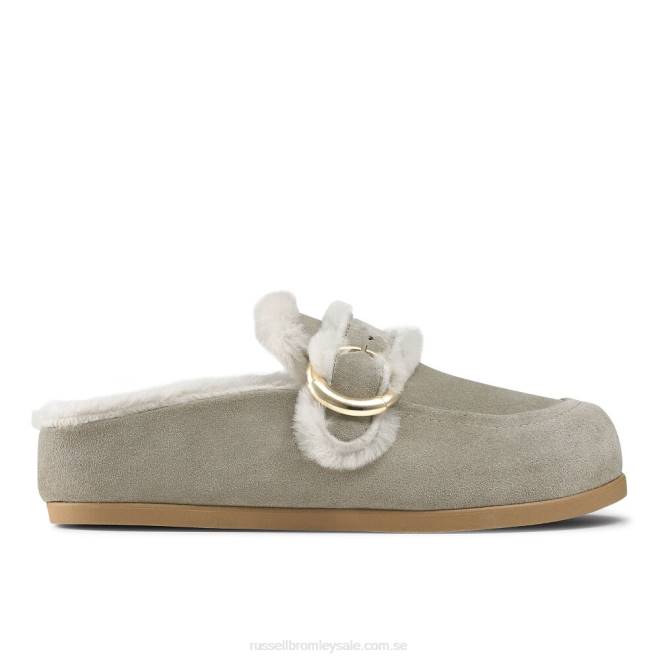 kvinnor neutral Russell And Bromley luxo rygglös träsko loafer T4XZ251