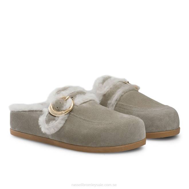 kvinnor neutral Russell And Bromley luxo rygglös träsko loafer T4XZ251