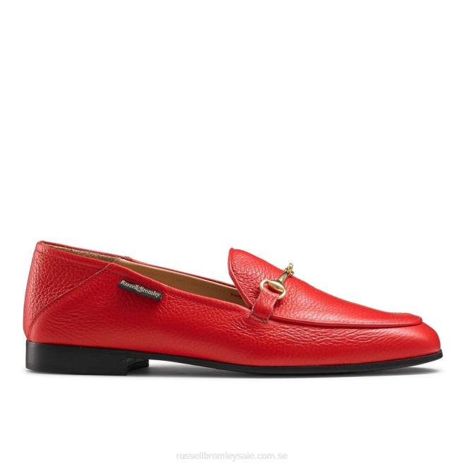 kvinnor röd Russell And Bromley loafer snaffle loafer T4XZ208