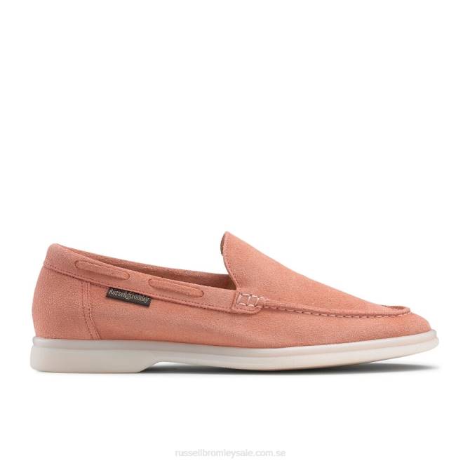 kvinnor rosa Russell And Bromley mjuk loafer hela dagen T4XZ212