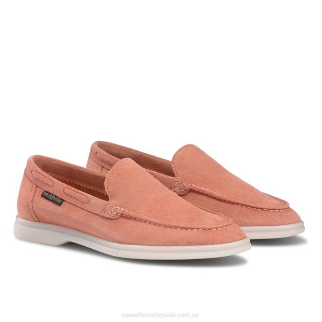 kvinnor rosa Russell And Bromley mjuk loafer hela dagen T4XZ212
