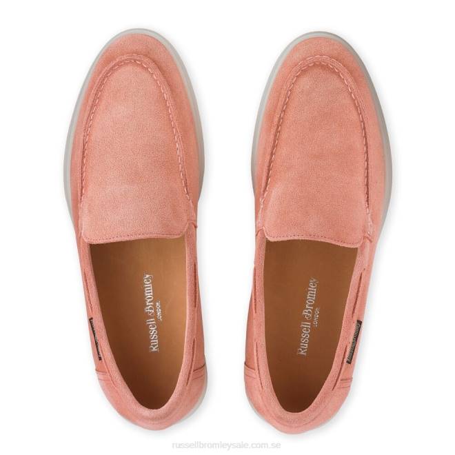 kvinnor rosa Russell And Bromley mjuk loafer hela dagen T4XZ212