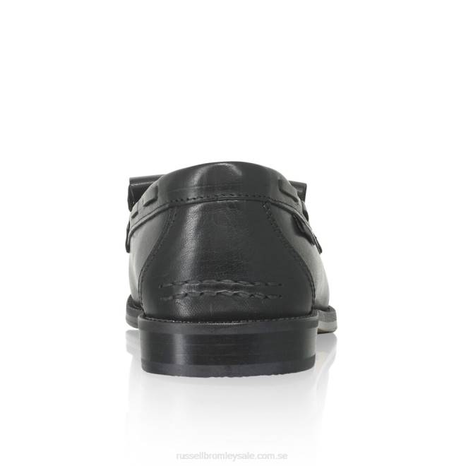 kvinnor svart Russell And Bromley chester tofs loafer T4XZ192