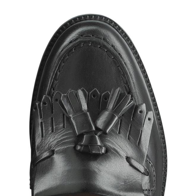 kvinnor svart Russell And Bromley chester tofs loafer T4XZ192