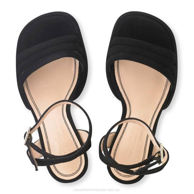 kvinnor svart Russell And Bromley godis rörformig extrem plattform T4XZ418