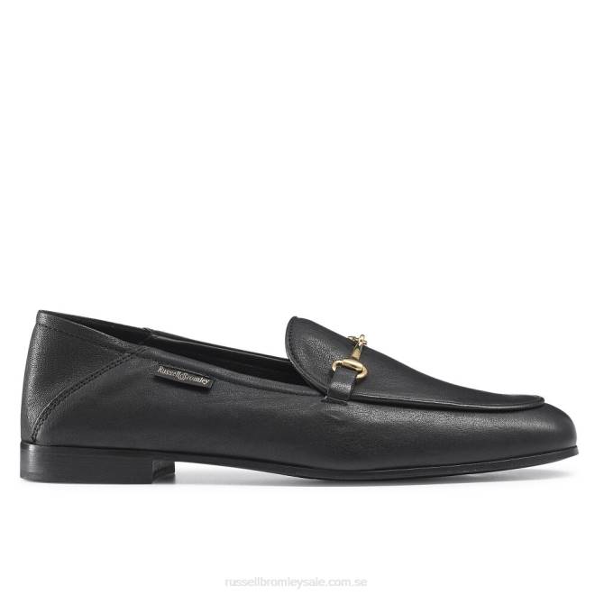 kvinnor svart Russell And Bromley loafer snaffle loafer T4XZ204
